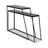 Mashiko So2 Black Console Tables from Roseland Furniture