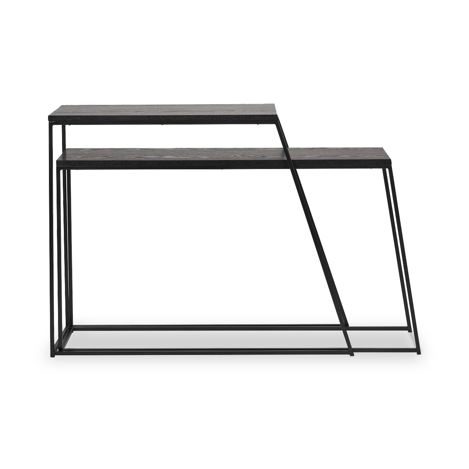 Mashiko So2 Black Console Tables from Roseland Furniture