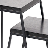 Mashiko So2 Black Side Tables from Roseland Furniture