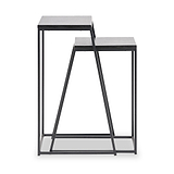 Mashiko So2 Black Side Tables from Roseland Furniture
