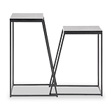 Mashiko So2 Black Side Tables from Roseland Furniture