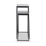 Mashiko So2 Black Side Tables from Roseland Furniture