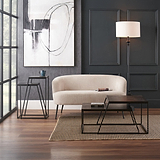 Mashiko So2 Black Side Tables from Roseland Furniture