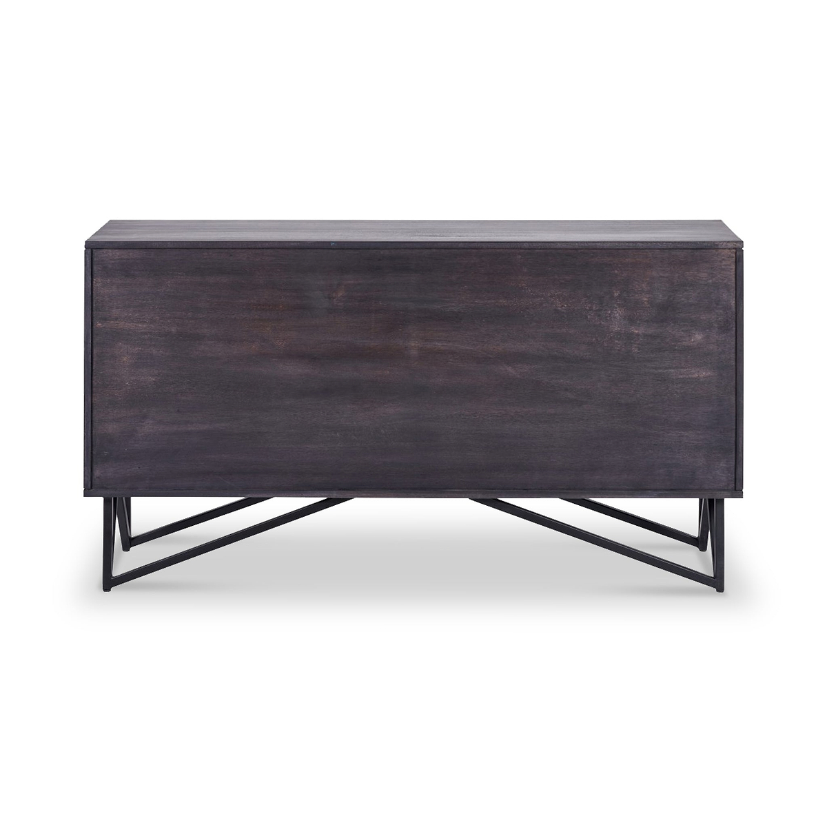 Verde Black 4 Door Sideboard from Roseland Furniture