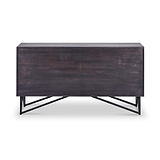 Verde Black 4 Door Sideboard from Roseland Furniture