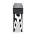 Verde Black 2 Drawer Console Table from Roseland Furniture