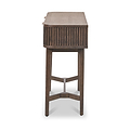 Raie Dark Brown 2 Drawer Console Table from Roseland Furniture