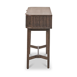 Raie Dark Brown 2 Drawer Console Table from Roseland Furniture