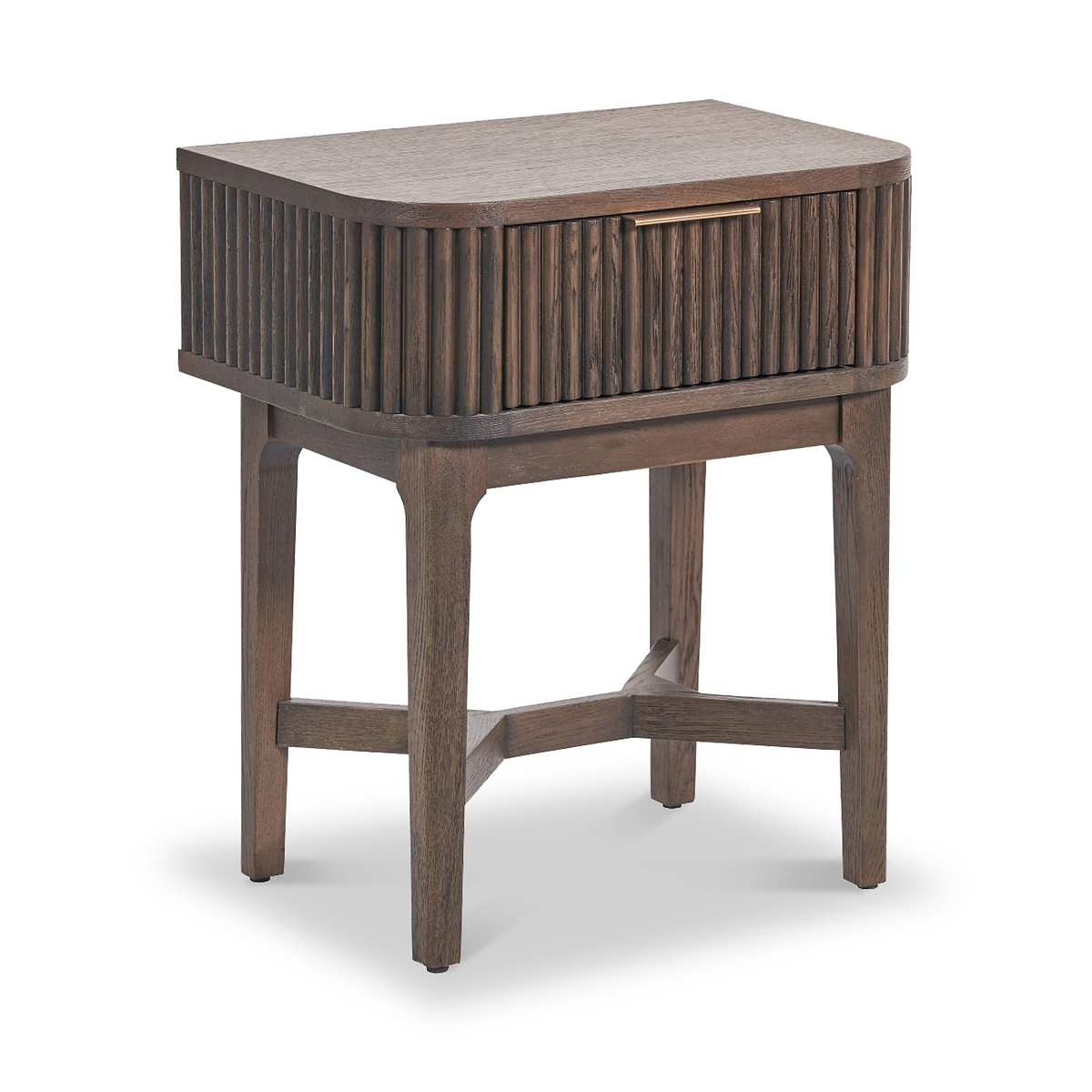 Raie Dark Brown 1 Drawer Unit from Roseland Furniture