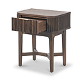 Raie Dark Brown 1 Drawer Unit from Roseland Furniture