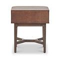 Raie Dark Brown 1 Drawer Unit from Roseland Furniture