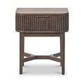 Raie Dark Brown 1 Drawer Unit from Roseland Furniture