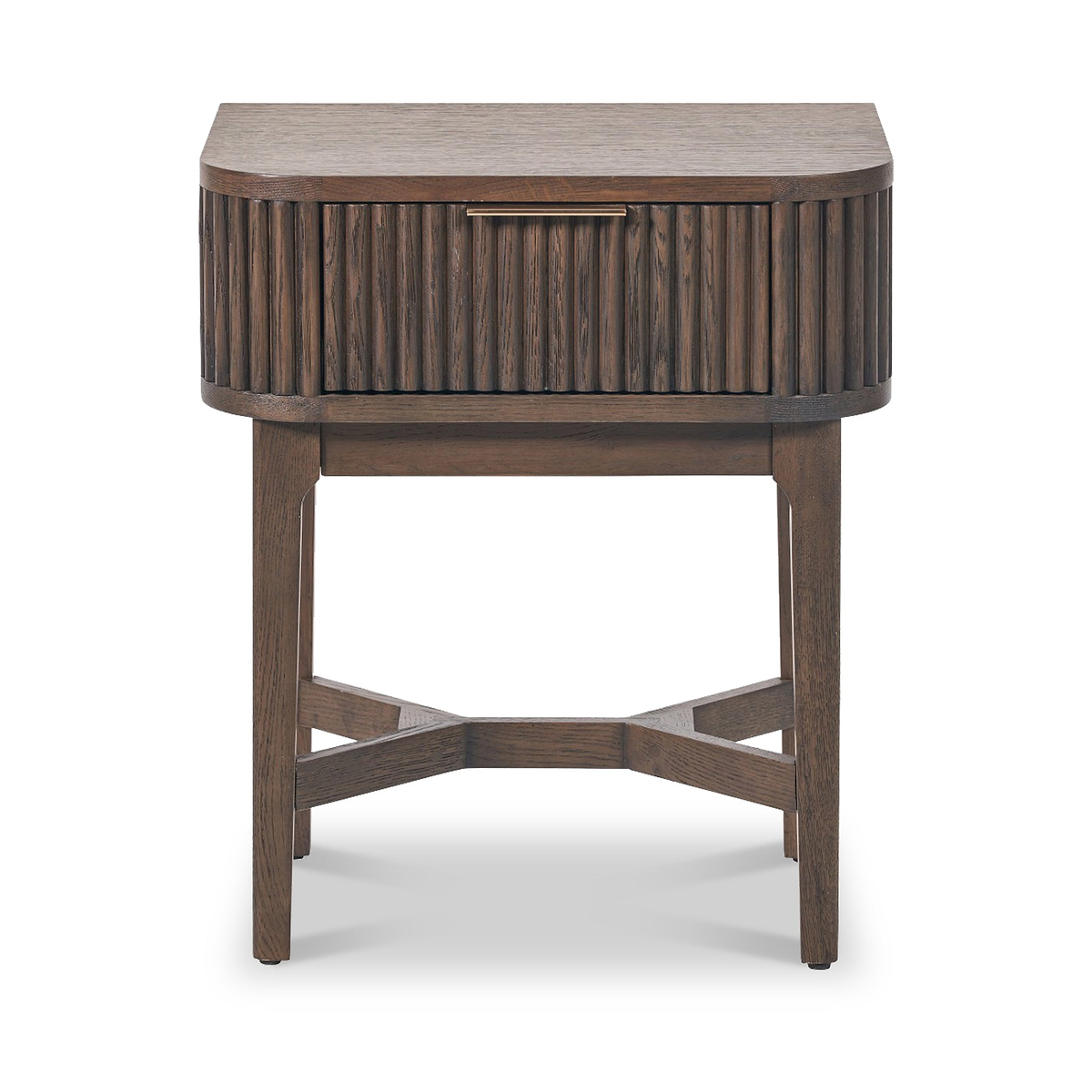 Raie Dark Brown 1 Drawer Unit from Roseland Furniture