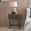 Raie Dark Brown 1 Drawer Unit from Roseland Furniture