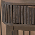 Raie Dark Brown 1 Drawer Unit from Roseland Furniture