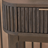 Raie Dark Brown 1 Drawer Unit from Roseland Furniture