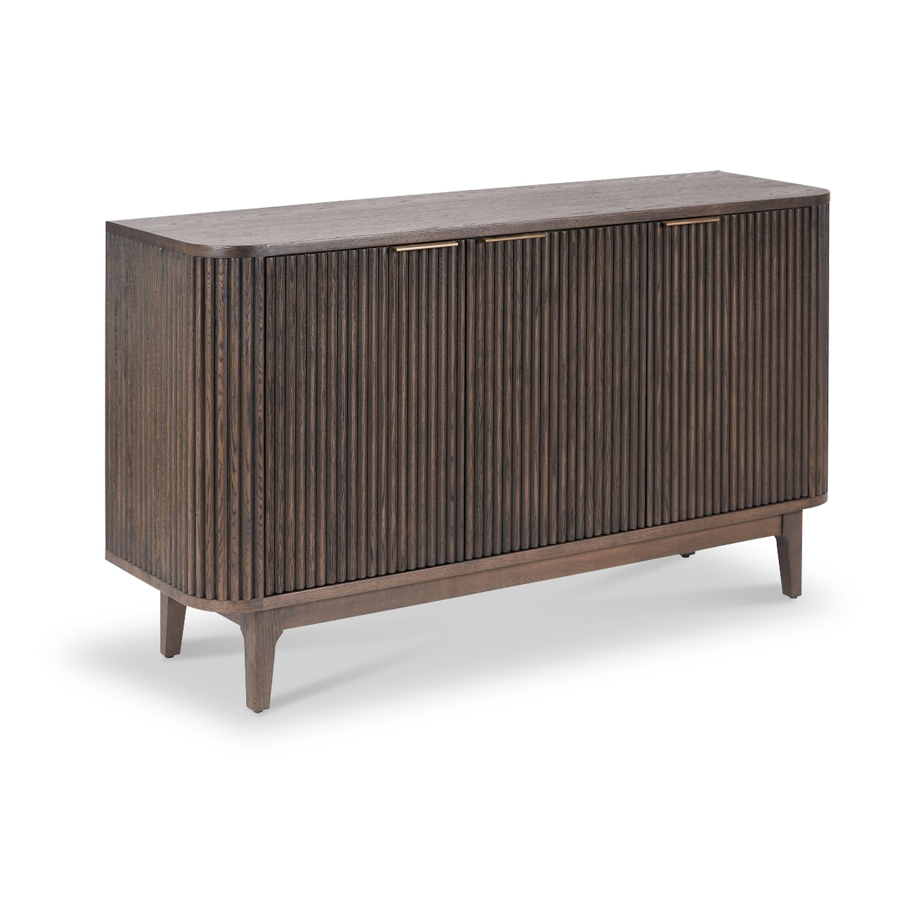 Raie Dark Brown 3 Door Sideboard from Roseland Furniture