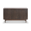 Raie Dark Brown 3 Door Sideboard from Roseland Furniture
