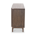 Raie Dark Brown 3 Door Sideboard from Roseland Furniture