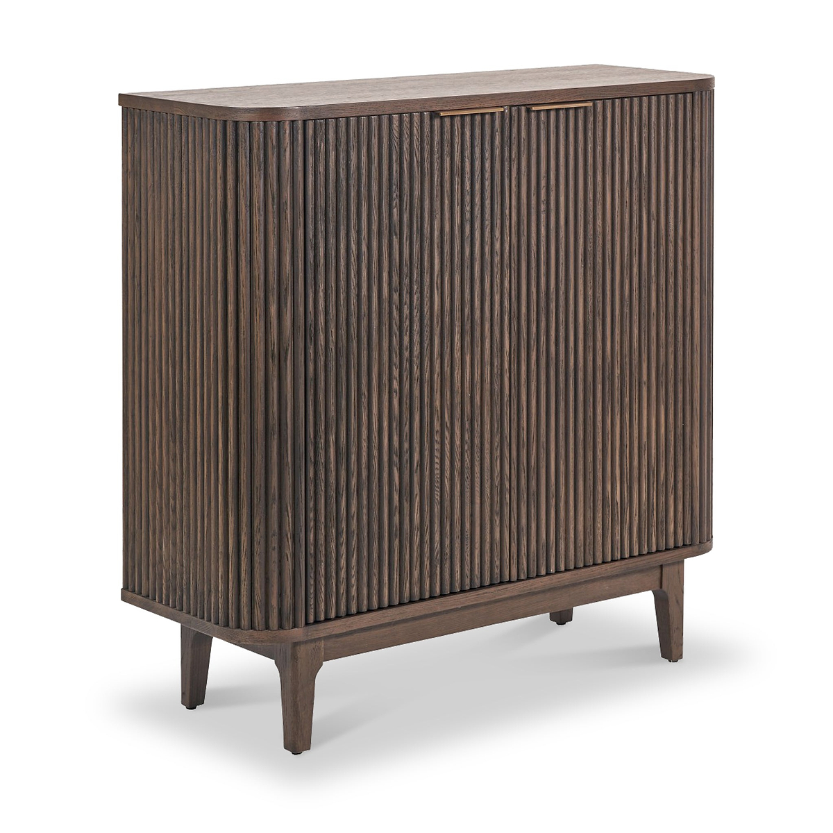 Raie Dark Brown 2 Door Bar Cabinet from Roseland Furniture