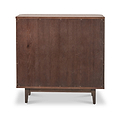 Raie Dark Brown 2 Door Bar Cabinet from Roseland Furniture