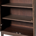 Raie Dark Brown 2 Door Bar Cabinet from Roseland Furniture