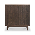 Raie Dark Brown 2 Door Bar Cabinet from Roseland Furniture