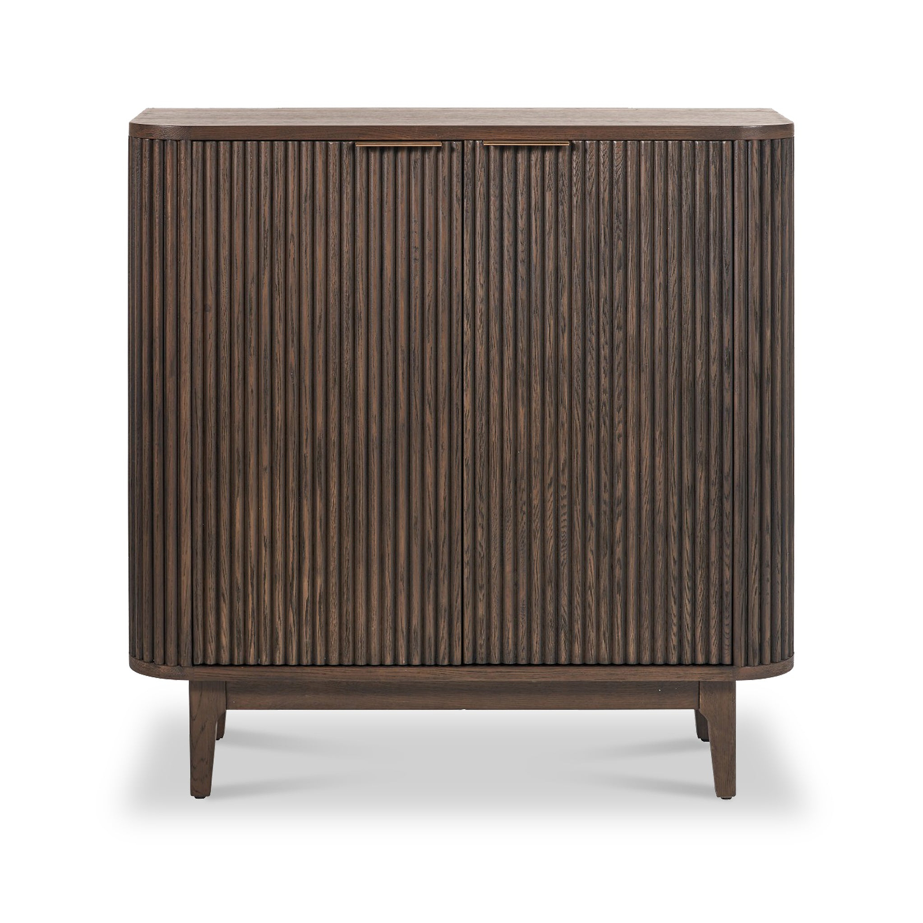 Raie Dark Brown 2 Door Bar Cabinet from Roseland Furniture