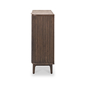 Raie Dark Brown 2 Door Bar Cabinet from Roseland Furniture