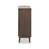 Raie Dark Brown 2 Door Bar Cabinet from Roseland Furniture