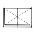 Roxy Glass and Black Console Table from Roseland Furniture