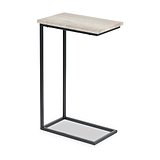 Daley Grey Oak Supper Side Table from Roseland Furniture