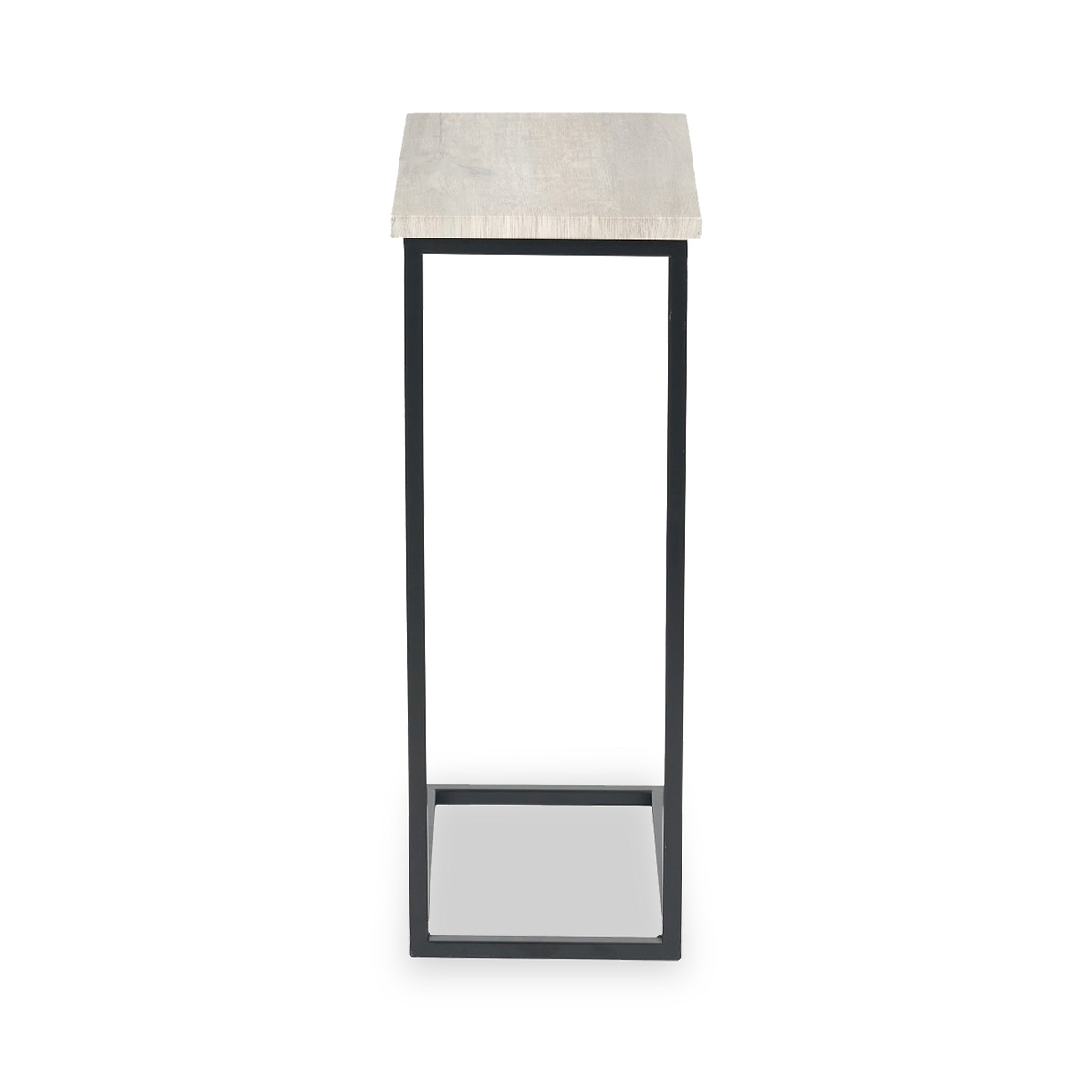 Daley Grey Oak Supper Side Table from Roseland Furniture