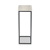 Daley Grey Oak Supper Side Table from Roseland Furniture