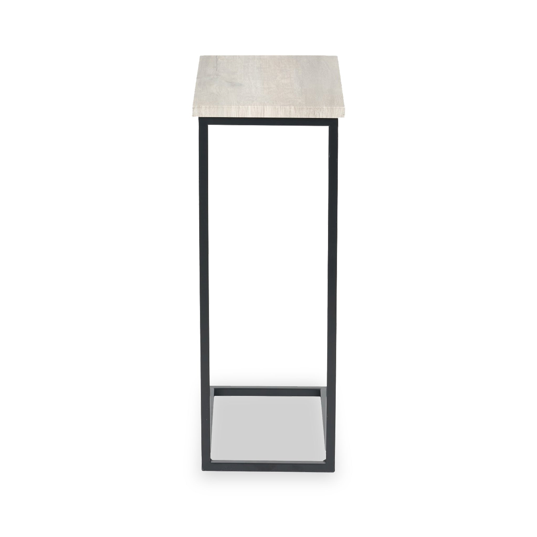 Daley Grey Oak Supper Side Table from Roseland Furniture