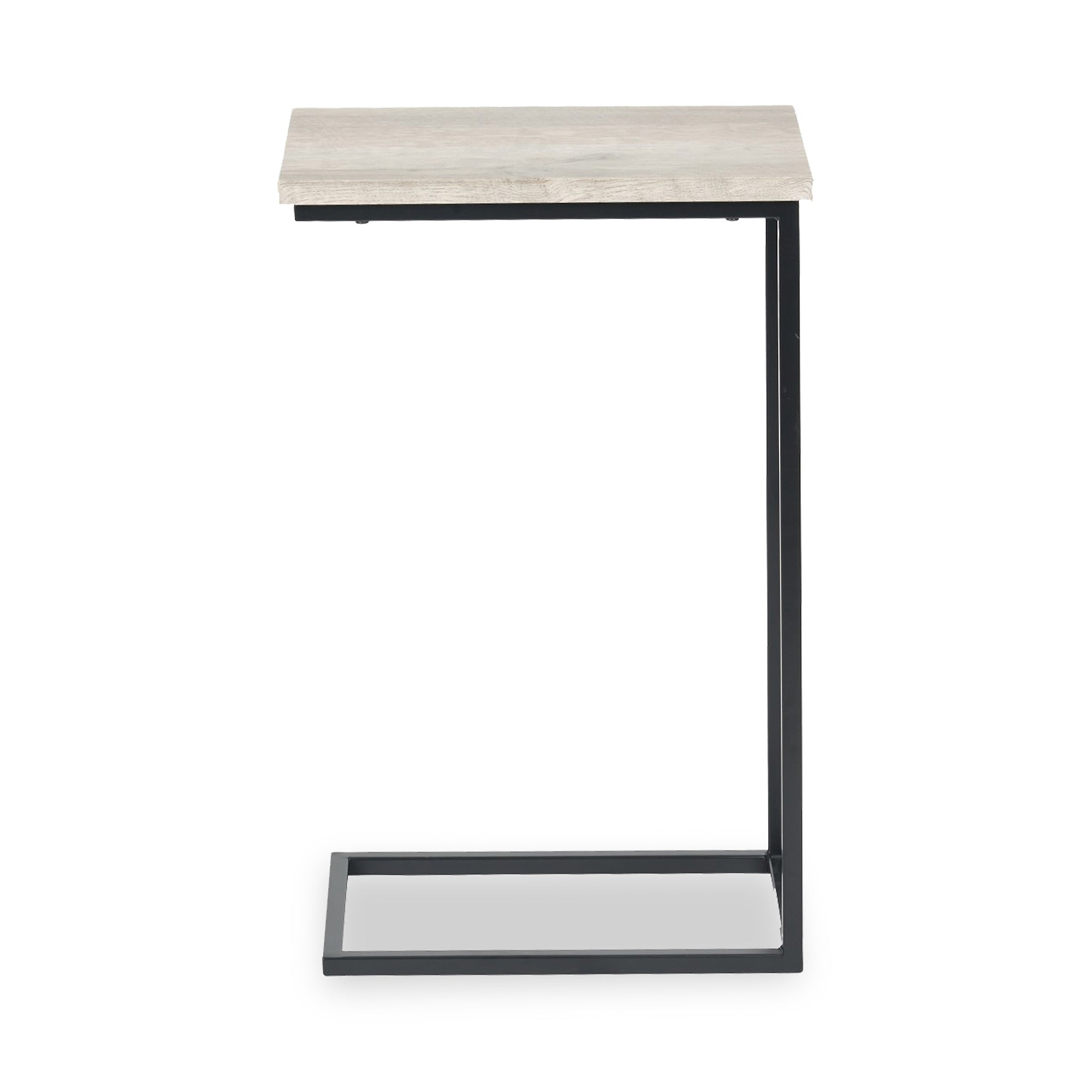 Daley Grey Oak Supper Side Table from Roseland Furniture
