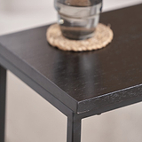 Daley Black Supper Side Table from Roseland Furniture