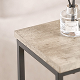 Daley Concrete Supper Side Table from Roseland Furniture