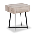 Ukiah Grey Oak 1 Drawer Unit from Roseland Furniture