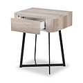 Ukiah Grey Oak 1 Drawer Unit from Roseland Furniture
