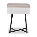 Ukiah Grey Oak 1 Drawer Unit from Roseland Furniture