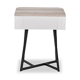 Ukiah Grey Oak 1 Drawer Unit from Roseland Furniture