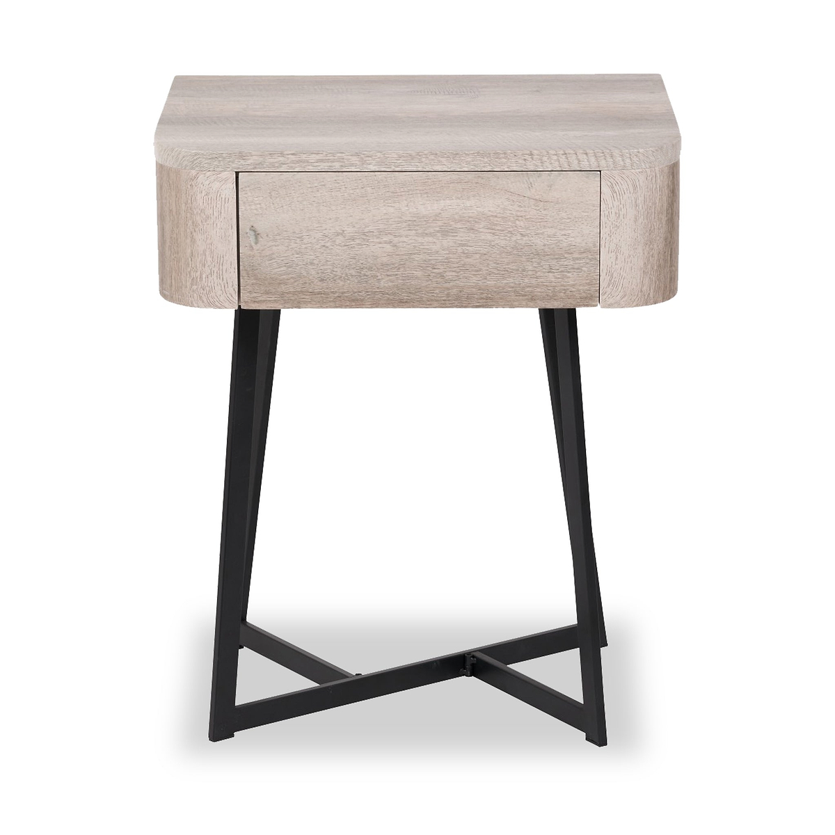 Ukiah Grey Oak 1 Drawer Unit from Roseland Furniture
