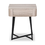 Ukiah Grey Oak 1 Drawer Unit from Roseland Furniture