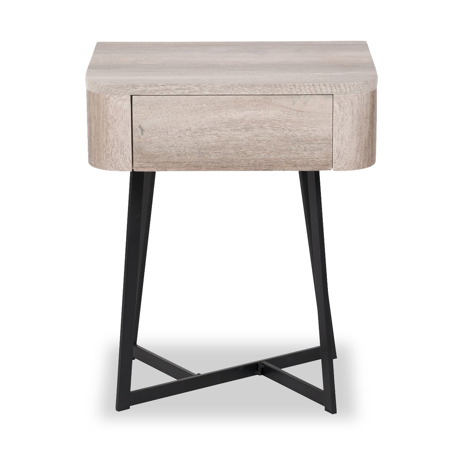 Ukiah Grey Oak 1 Drawer Unit from Roseland Furniture