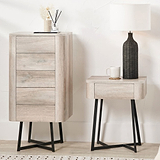 Ukiah Grey Oak 1 Drawer Unit from Roseland Furniture