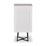 Ukiah Grey Oak 5 Drawer Tall Boy from Roseland Furniture