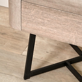 Ukiah Grey Oak 5 Drawer Tall Boy from Roseland Furniture