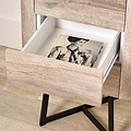 Ukiah Grey Oak 5 Drawer Tall Boy from Roseland Furniture