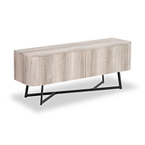 Ukiah Grey Oak 2 Door Low Unit from Roseland Furniture